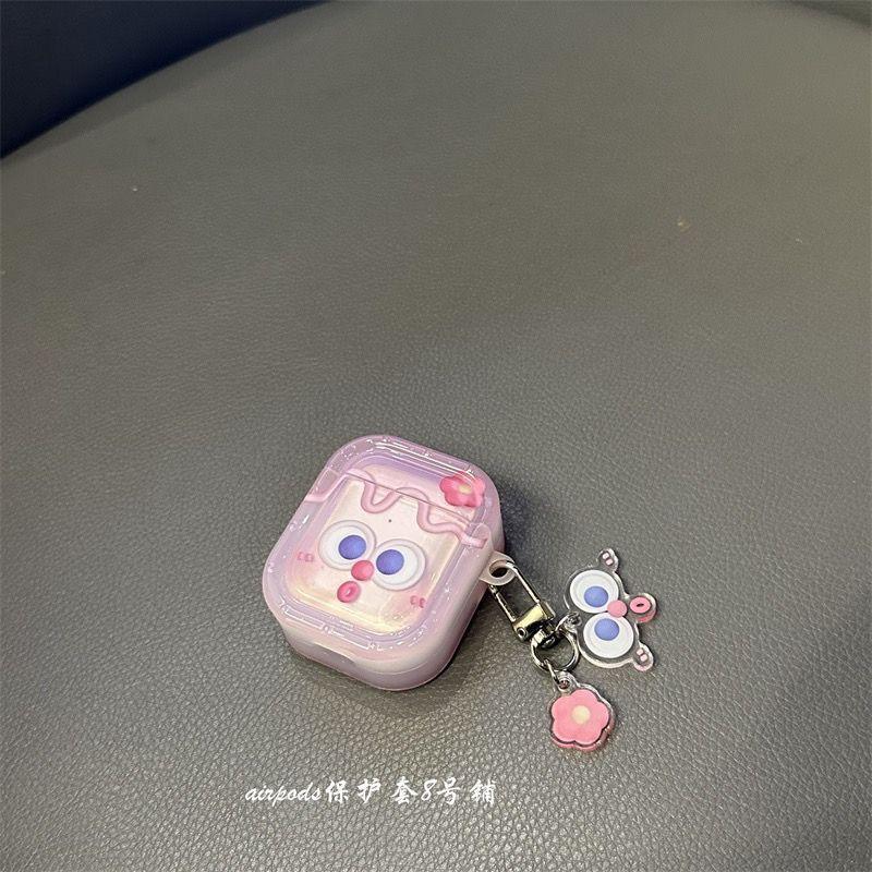 Applicable to Apple AirPods pro1 Bluetooth headset protective case 1st generation 1st generation cute cartoon couple expression pendant