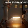 LED Night Light with Motion Sensor Wireless USB 30/50CM Cabinet Lamp for Kitchen Bedroom Wardrobe - Energy Efficient Lighting
