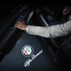 2Pcs Led Car Door Projector Laser Logo Light For Alfa Romeo Giulietta 2011-2019 Giulia Stelvio 2017-2023 Welcome Ghost Lights zl9