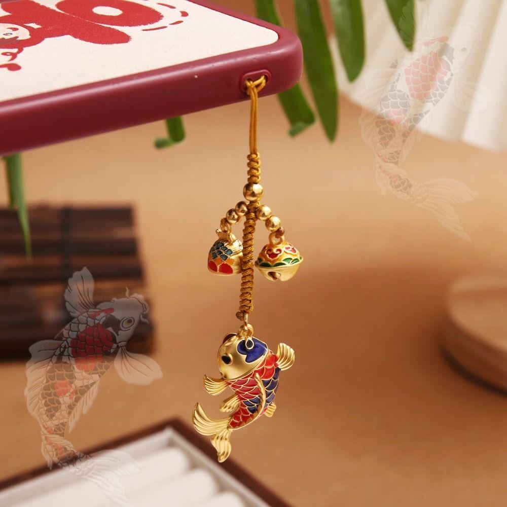 Chinese Style Lucky Keychain Small Pendant Car Key Chain Unique Key Chain Strap  Women