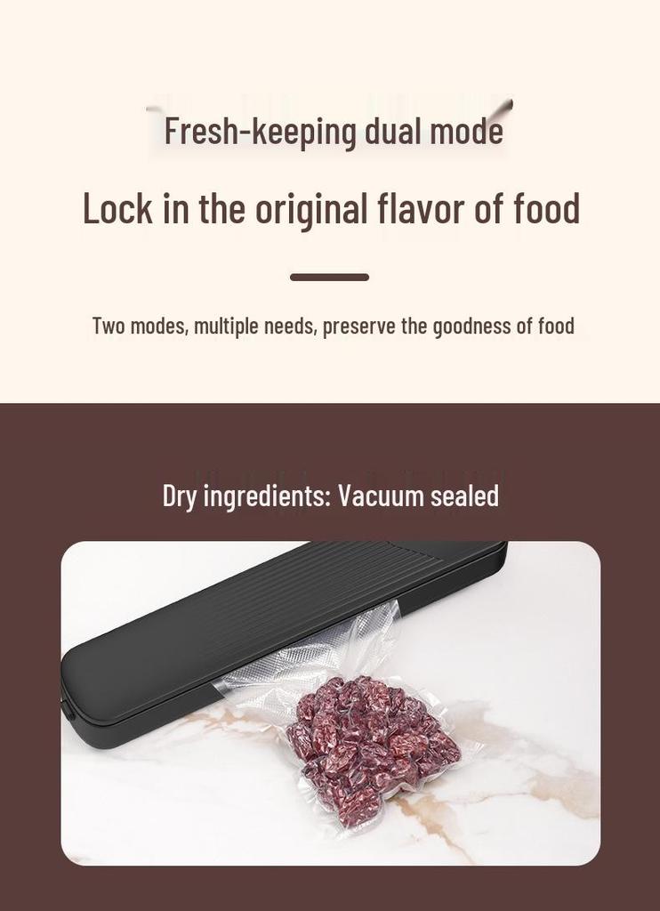 Household Automatic Vacuum Sealer for Tea and Food Preservation