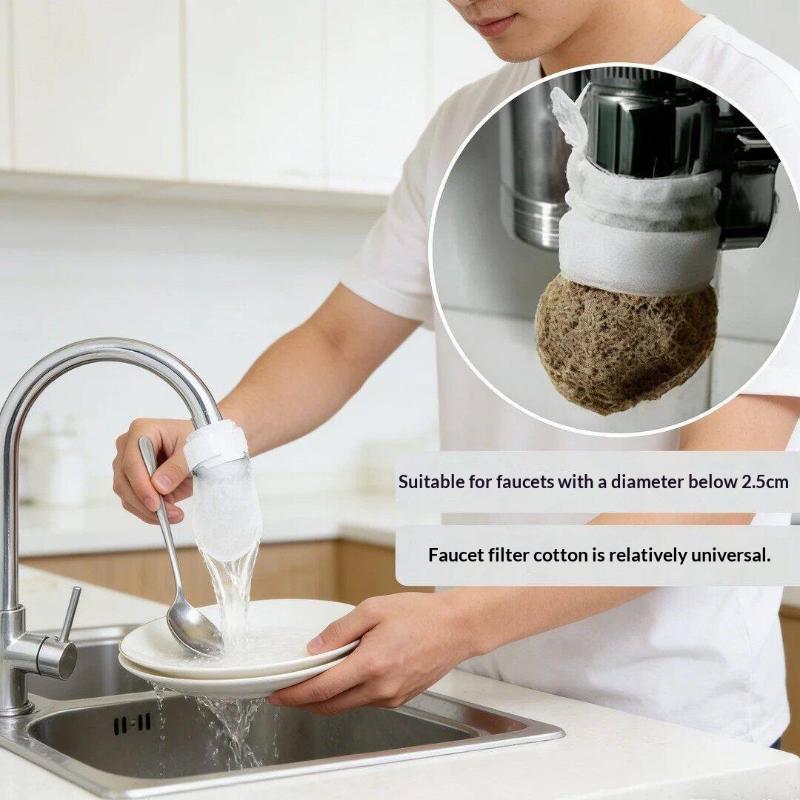 Minimalistic Faucet Filter Design Anti-Splash with Sand Removal for Cleaner Tasteful Tap Water