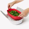 Reusable Microwave Cooking Container with Lid Food Grade PP Microwave Steamer for Vegetables Fish Meat Kitchen Steaming Basket