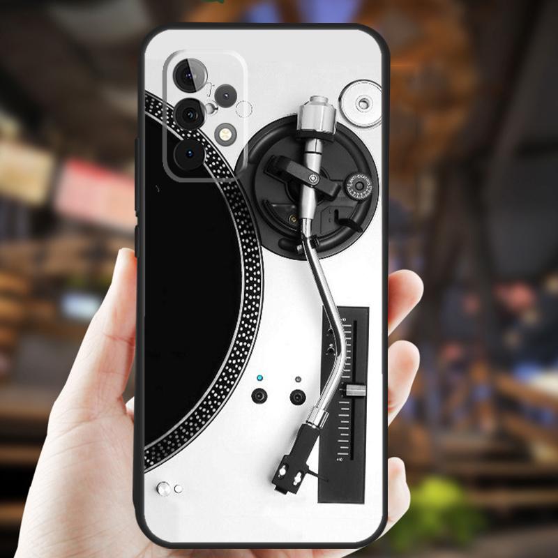 Vinyl DJ Record Art Case For Samsung Galaxy A32 A56 A16 A15 A22 A52 A54 A14 A26 A36 A55 A35 A05 A06 A53 A33 A13