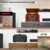 Vintaged Bluetooth-compatible Record Player Dust Cover Anti Scuff For Turntables Mixer Auditory Equipment Protections