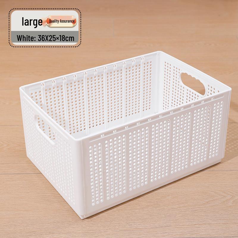 Foldable Wardrobe Organizer: Divided Storage Box for Clothes, Socks, and Underwear