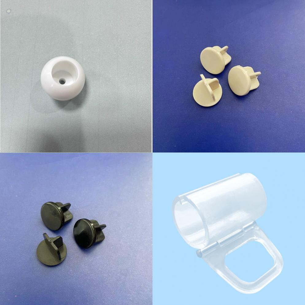 Spring Rollers Transparent Handle Set For 15mm Rods Home Window Blinds