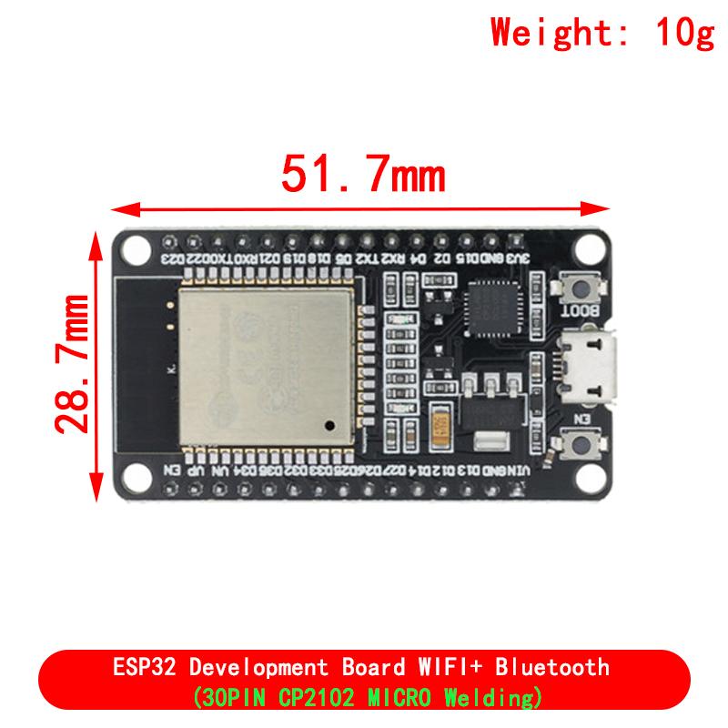 ESP32 Development Board CP2102 CH340C WiFi+Bluetooth Ultra-Low Power Consumption Wireless Module ESP32-WROOM-32 NodeMCU-32S
