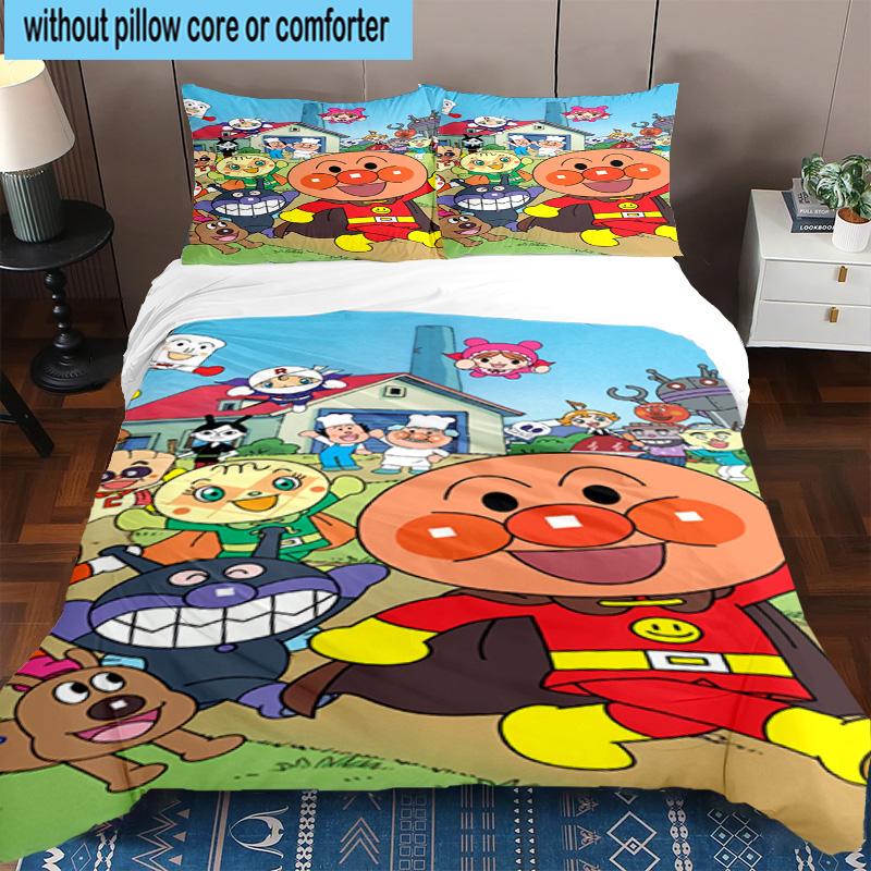 Superhero Parade 3pcs Bedding,Including 1pc Duvet Cover And 2pcs Pillowcases Perfect for Christmas,Ideal for Bedroom, Dormitory