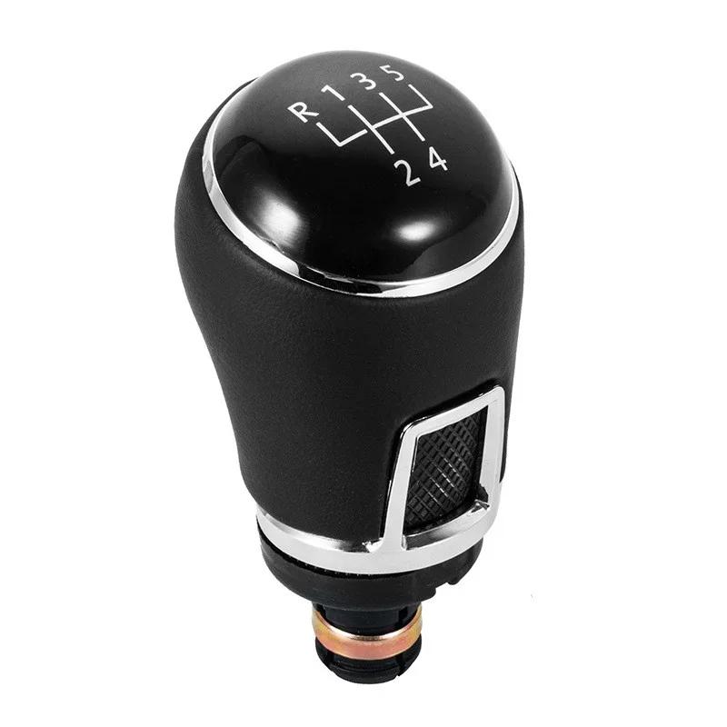 

Universal High-Quality Leather Gear Shift Knob For Volkswagen VW Polo Golf Jetta 5 6 Speed Manual Car Shift Knob Accessory 5 Speed
