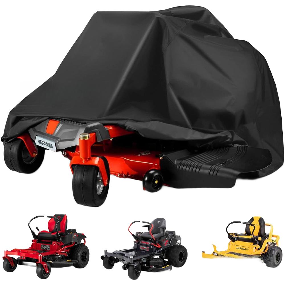 For ZERO Turn Tractor Lawn Mower Cover Heavy Duty Oxford 210L 117W 140H CM Waterproof UV Resistant Elastic Hem