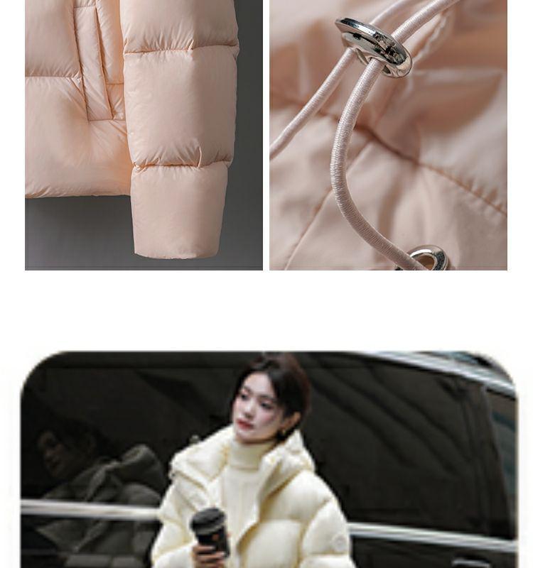 2025 Hot Style Heavyweight Short Hooded Down Jacket - 90% White Duck Down, Waterproof, Snow Mountain Design.