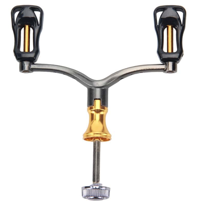 Generic, Compatible/Replacement Double Handle for Daiwa 1000-4000 Spinning Reels, Lightweight, Metal, Folding Handle Knob, Ambidextrous, Replacement