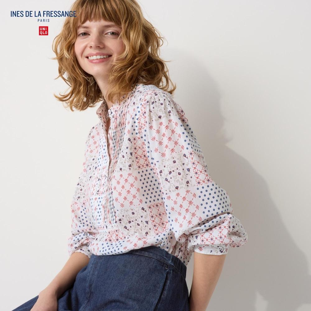 

UNIQLO блузка с принтом и длинными рукавами