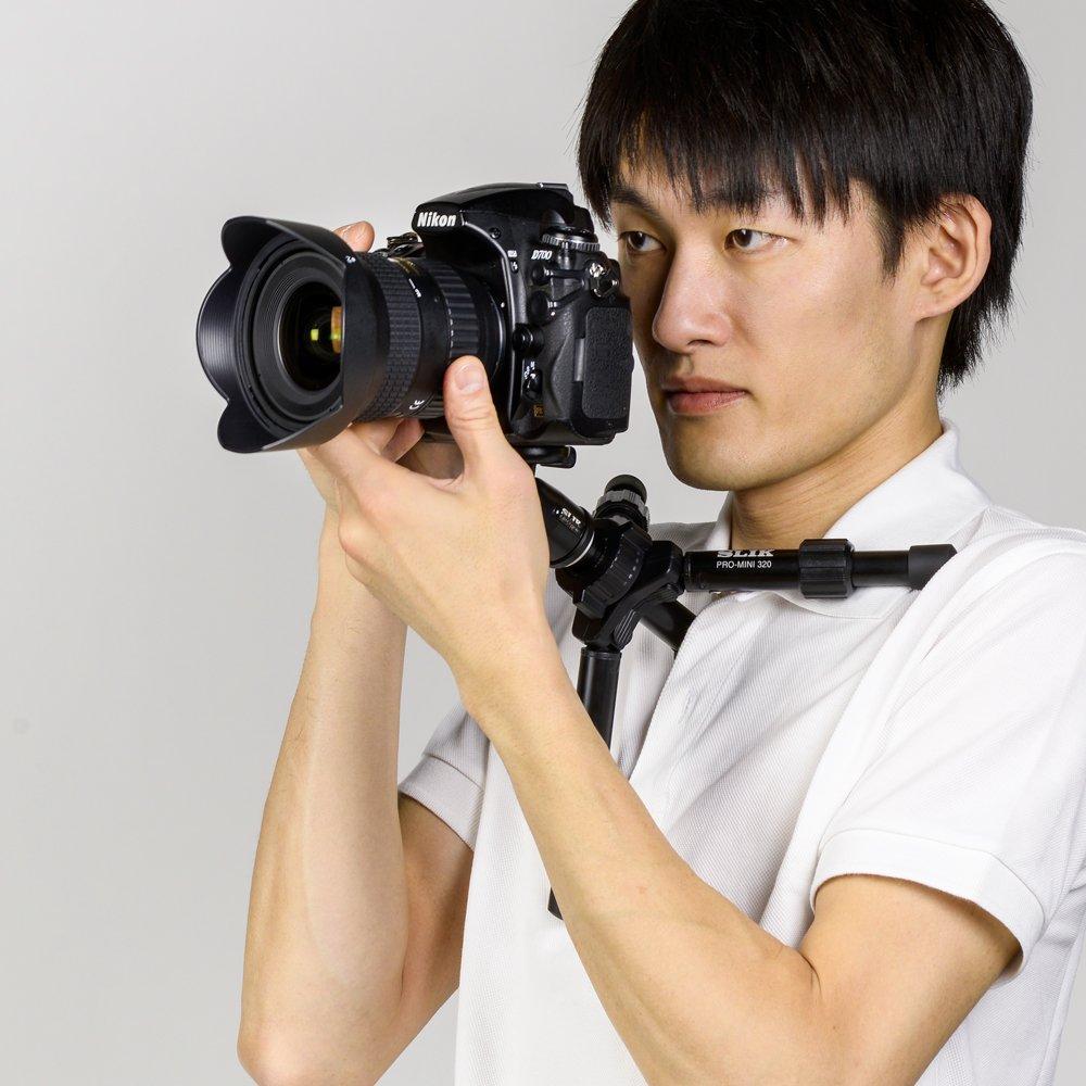 SLIK Tripod Pro Mini 320 2 Tier Tabletop Tripod 2 Tier Nut Lock Type Free Head 107126