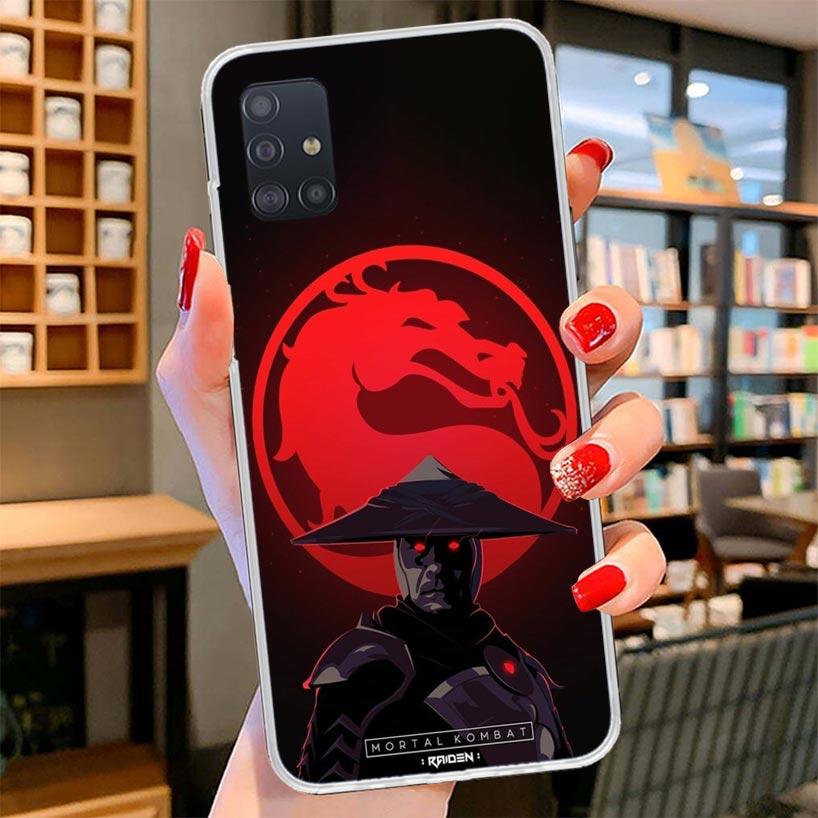 Scorpion Zero Sub Mortal Kombat Cover Phone Case For Samsung Galaxy A12 A22 A32 A52 A72 A02S Phone Case Note 20 Ultra 10 S10 Plu