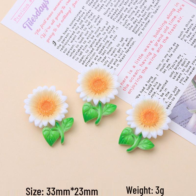 Handmade Sunflower Resin DIY Jewelry Kit