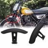 Metal Motorcycle  Retro Front/Rear Fender CG125 Black \Chrome Tire Position Mudguard  Motorbike
