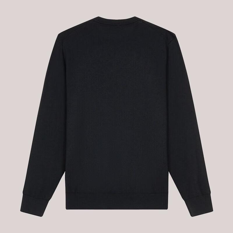 HAZZYS Men's Solid Color Wool Sweater