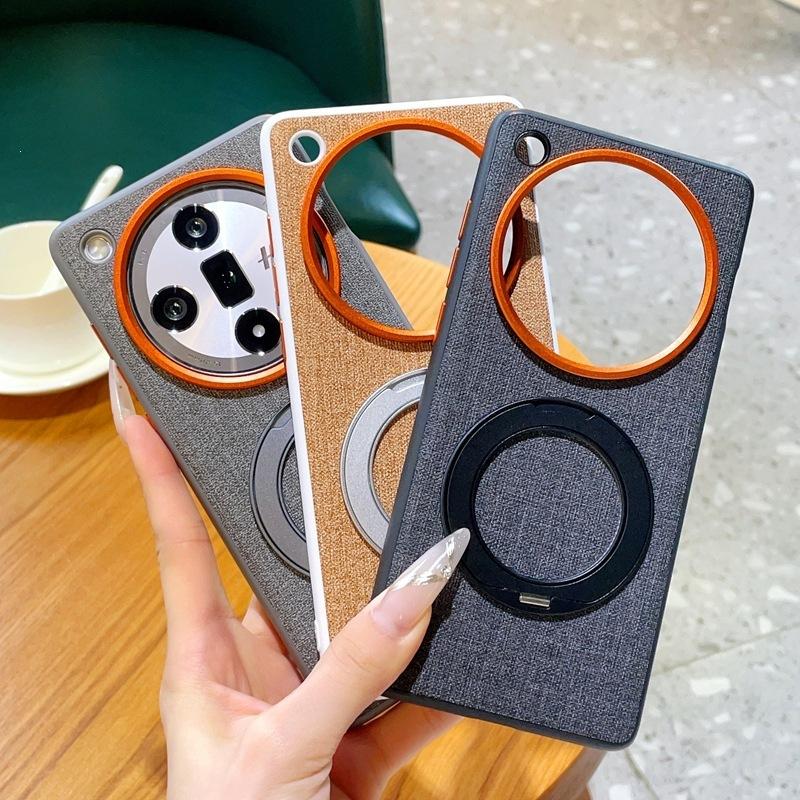 Applicable To Oppofindx1 Mobile Phone Case Magnetic Rotating Bracket Findx1ultra Magnetic Cloth Pattern Protective Case 1g