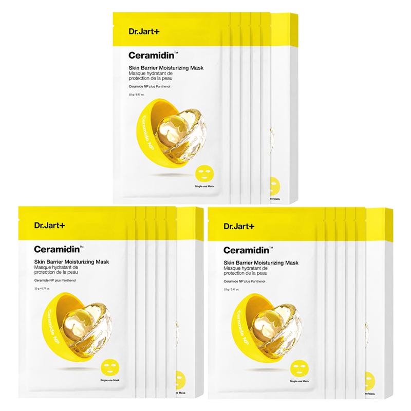 Masque hydratant pour la barrière cutanée Dr.Jart+ Ceramidin 22g (5 feuilles) (3 Options)