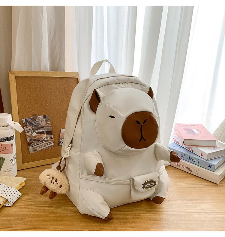 School bag 2025 new cute cartoon ins wind backpack casual simple go out play bag lightweight versatile school bag