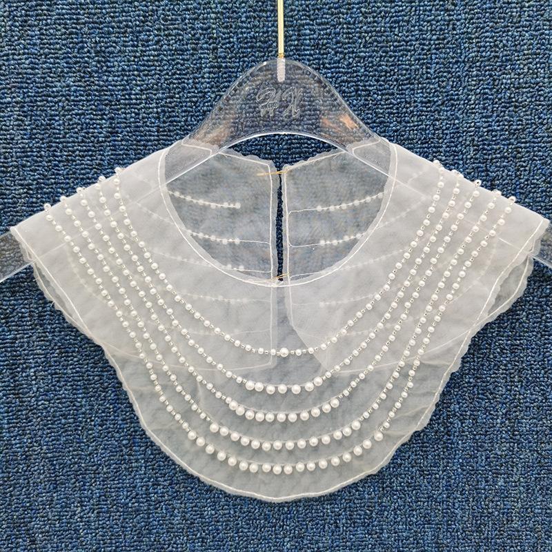 Collar Mesh Hollowed Collar Women'S Clothing Children'S Clothing Dresses Lace Tops And Other Diy Accessories Cloth Stickers