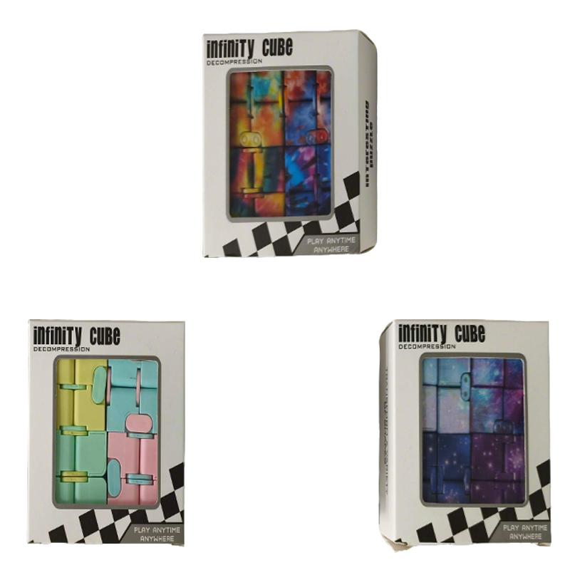 Antistress Infinity Cube Flip Adhd Toys Anxiety Toy Fingertips For Game Puzzle Magic Finger Fidget Autism Hand Gifts Children