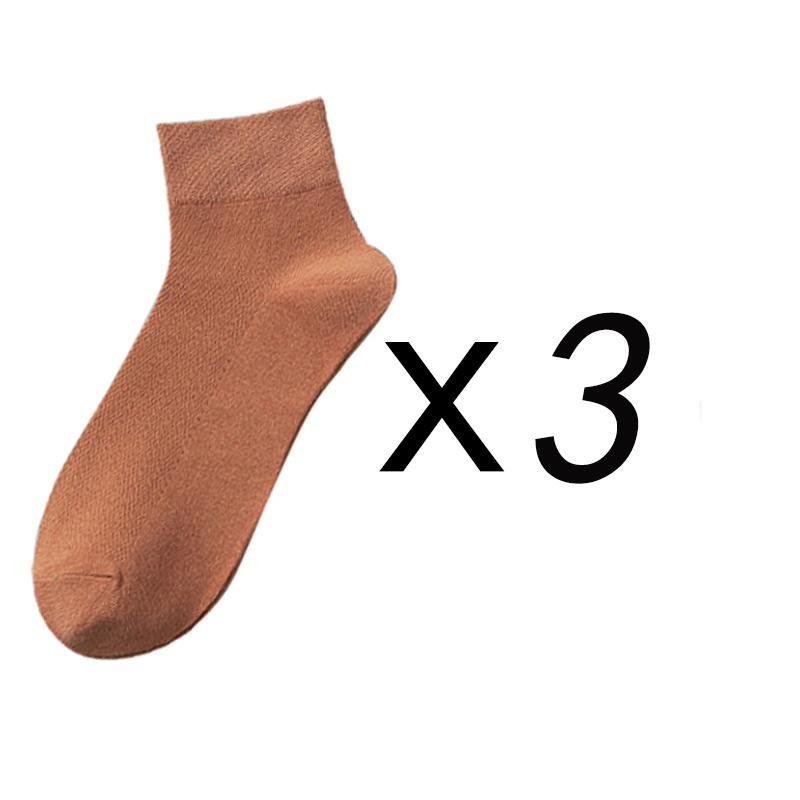 3 Pairs/Lot Men's Cotton Socks High Quality Casual Breathable Male Comfortable Business Soft Simple Fashions Ankle Socks