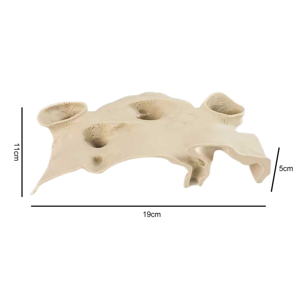 3D Printed Aquarium Decor Underground Tunnel Cave Natural Curve Bowl Hide Decoration for Cherry Shrimp Chili Rasbora Hermit Crab