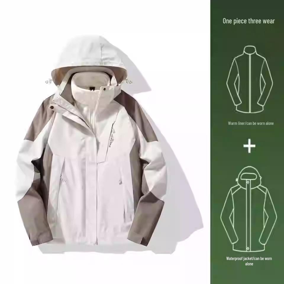 NASA 2024 Men's & Women's Petite Windproof Windbreaker - Stylish Autumn/Winter Jacket for Outdoor Mountaineering