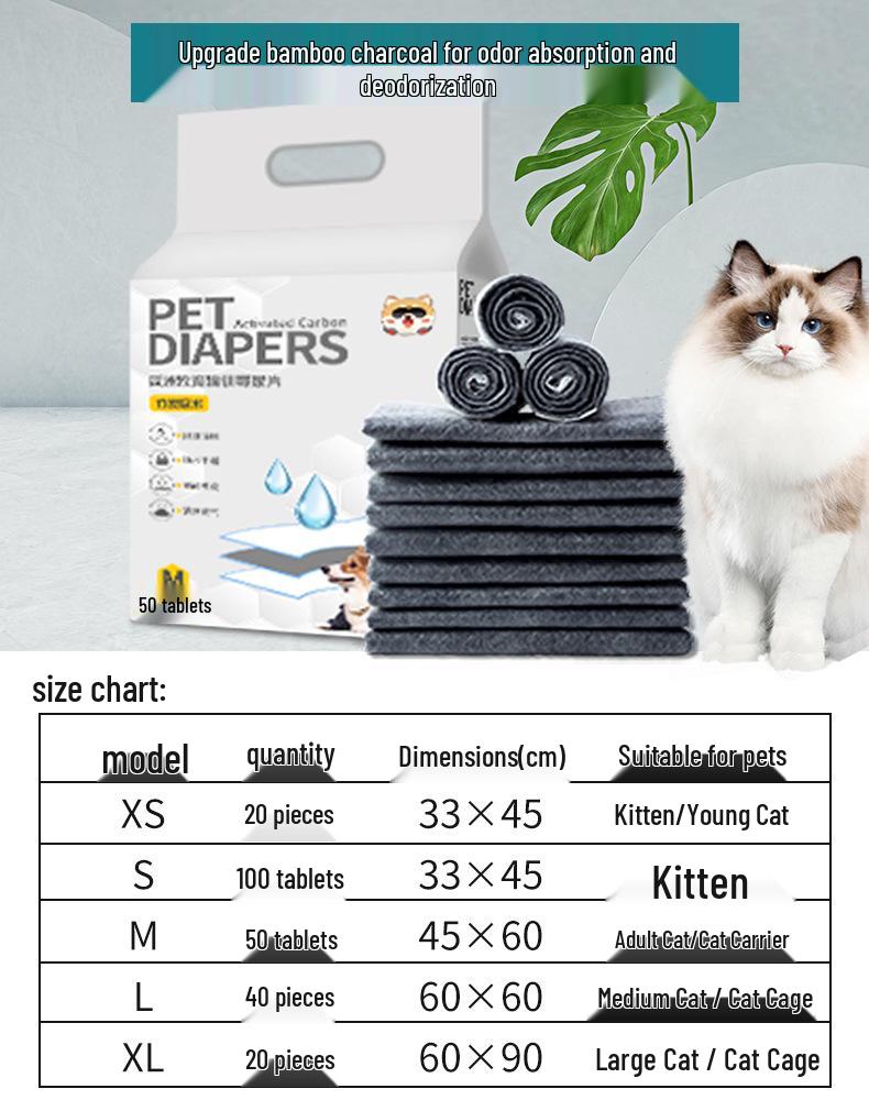 Katzen-Urinunterlage für Ausflüge und Geburt