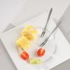 1/2/5pcs Stainless Steel Fruit Forks For Restaurant Cafeteria Home Party Dessert Fork Lovely Fruit Fork Tableware 13.5cm