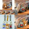 Adorable Tom And Jerry Rubber Keychain Cartoon Character Keyring For Boys And Girls