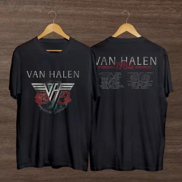 1984 Van Halen Tour T-Shirt, Vintage Van Halen 1984 Music Concert Tour T-Shirt L