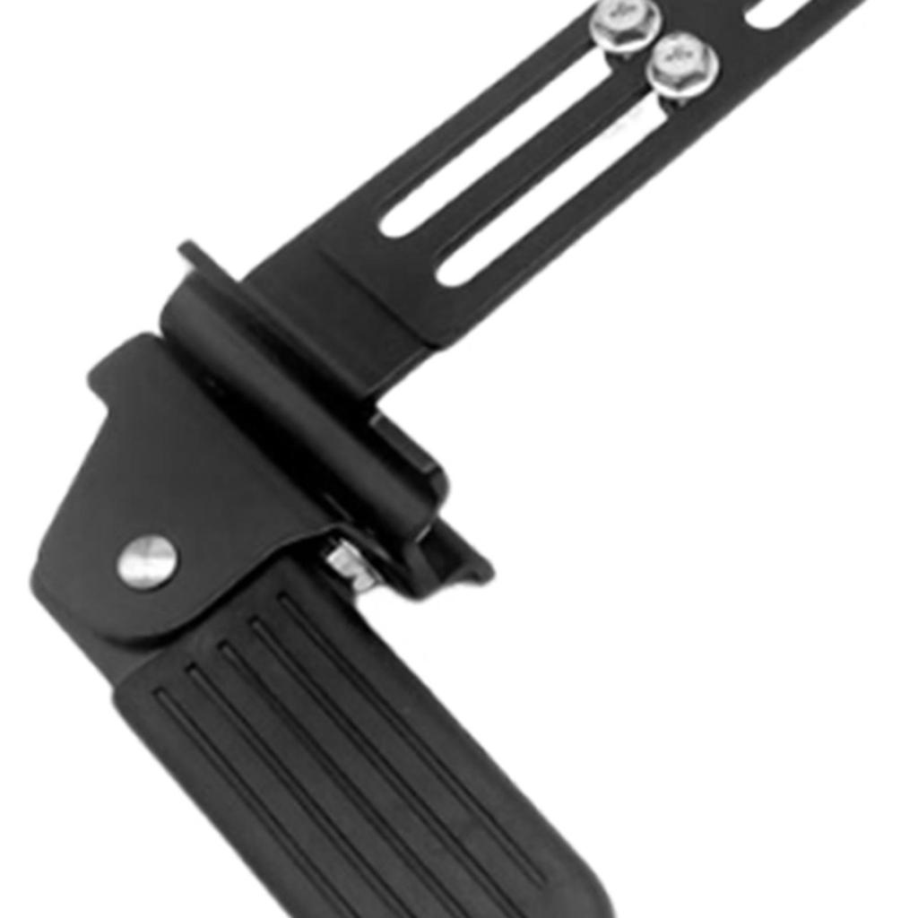 Bike Front Footrest Foot Rest Easy Installation Universal Accessories Retractable Sturdy