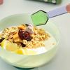 Handgefertigter farbiger Glaslöffel für Frühstück Dessert Hitzebeständiger Löffel für Haferflocken Joghurt Kaffee Spülmaschinenfest Künstlerisches Küchenutensil Einzigartig