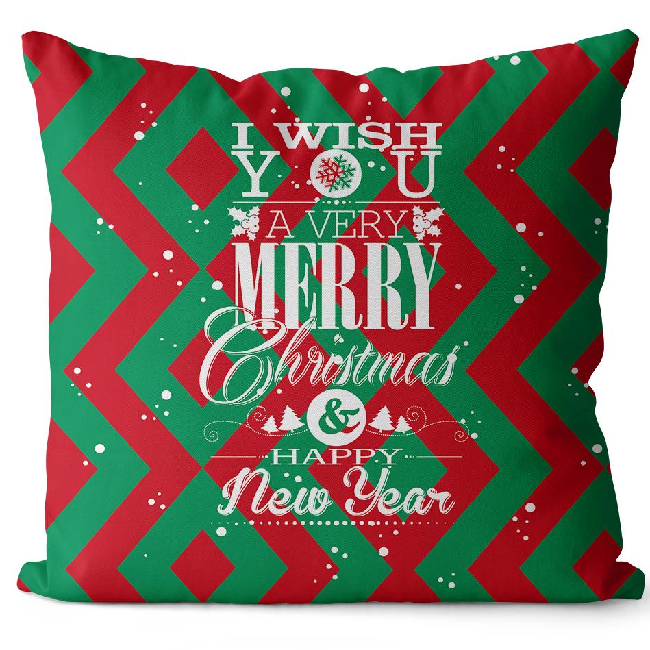 Christmas Day Pillowcase, Living Room Sofa Cushion Cover, Bedroom Bed, Car Pillow Cover, Home Decoration