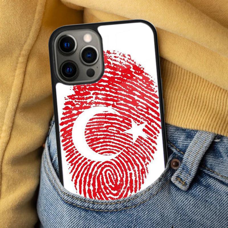 Türkei Flagge Weiche Handyhülle für iPhone 17 Air 16e Pro max 15 Pro 13 14 Plus 11 12 MagSafe Magnetische Hülle