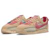 X Union Cortez Fabric Breathable Low Top Casual City Commuting Running Shoes Unisex Brown Pink DR1413-200