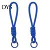 High Elasticity Rope Strap 2Pcs Braided Pendant Lightweight High-Elastic Keychain Holder with Soft Touch Wrist Reinforced Knot Design Macaron