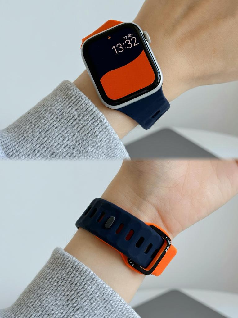 Sport Bands For Apple Watch Ultra Wide Soft Silicone Wristbands Waterproof Strap Men for iWatch Series 11/10/9/8/7/6/5/4/3/2/1SE