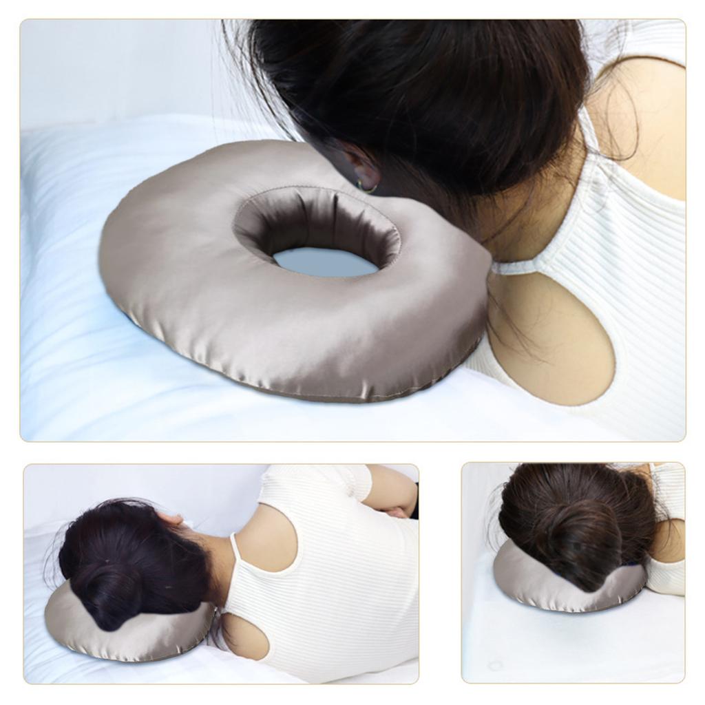 Flower Shaped Doughnut Pillow with Hole Neck Pillow for Side Sleepers Leeping Ring for Side Sleepers for Pain Relief