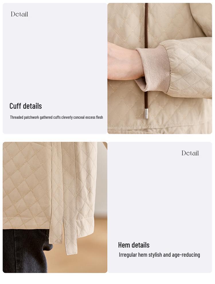 Women's Autumn 2024 Trendy Short Hooded Casual Jacket