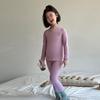 Girls Thermal Underwear Set Kids Winter Homewear Cotton Blend Soft Loungewear