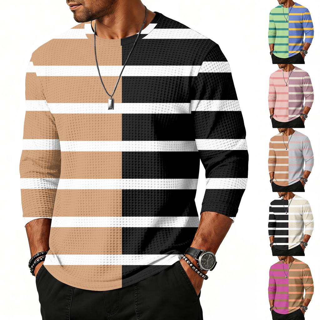 Men's Raglan Sleeve Three-quarter Sleeve Top
