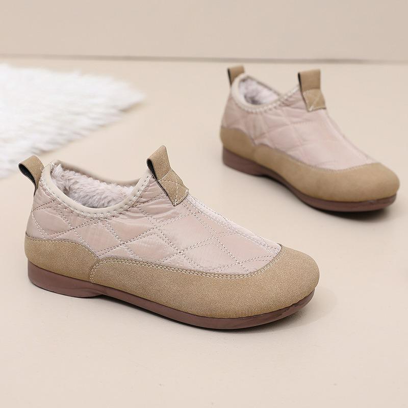 Winter High-top Cotton Shoes Plus Velvet Thickened Shoes, Soft Sole, Non-slip, Comfortable and Lightweight Pedal