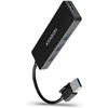 Concentrateur USB-C - AXAGON - HUE-G1A - 4 Ports USB 3.0 - Superspeed - Noir