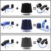 76mm 3inches Car Refitted Winter Mushroom Head Air Filter Intake Pipe Filter High Flow High Cold Air Filter Aluminum Pipe Kit