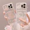 Wavy Lace IPhone 15 Mobile Phone Case 13 Apple 14 Promax Transparent 12 Protective Case 16 Suitable for 11 Soft Case